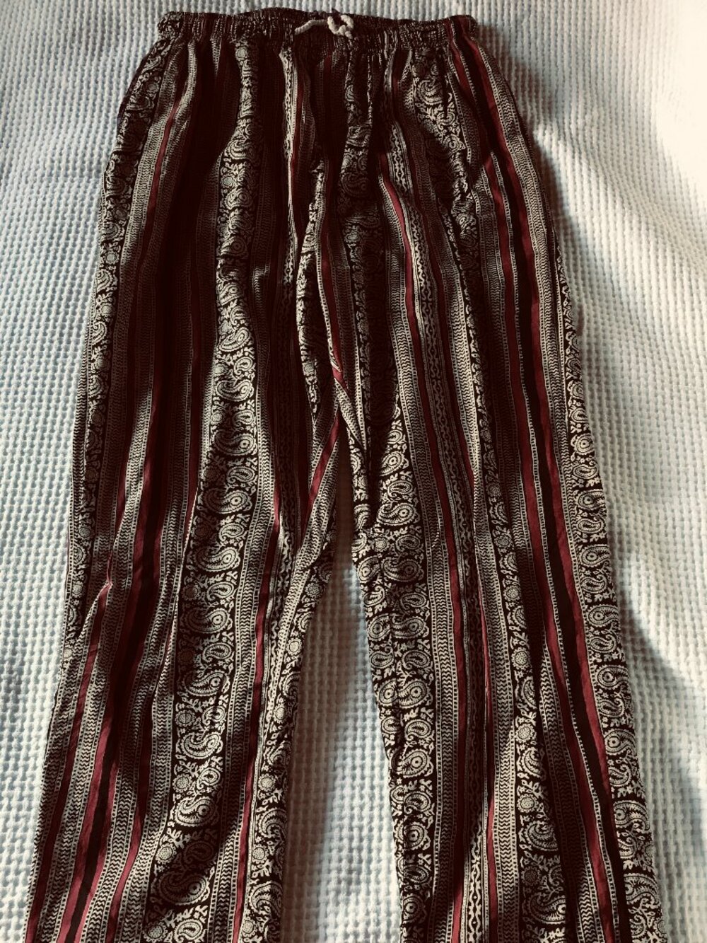 Natalie Martin Cotton Voile Pants - Drawstring - Size M/L